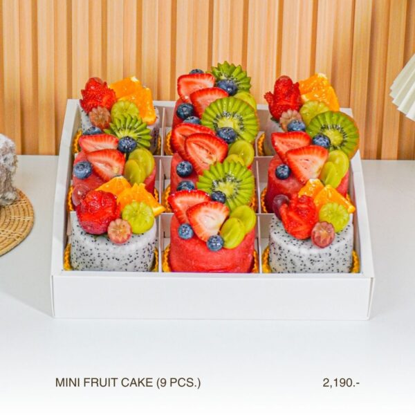 04 Mini Fruit Cake (9 Pcs.) - Premium Fruit